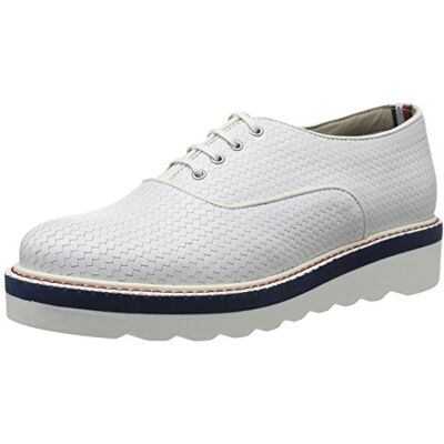 FW0FW01040_WHITE 100 Tommy Hilfiger P1285aulina 2a Derby damskie, biały Biały White 100-38 EU FW0FW01040_WHITE 100 Tommy Hilfiger P1285aulina 2a Derby damskie, biały Biały White 100-38 EU