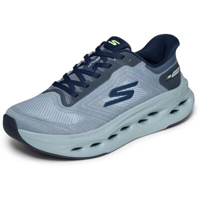 220415 SLT Skechers Męskie trampki MAX Cushioning Glide-Step, tkanina łupkowa, 40,5 EU 220415 SLT Skechers Męskie trampki MAX Cushioning Glide-Step, tkanina łupkowa, 40,5 EU