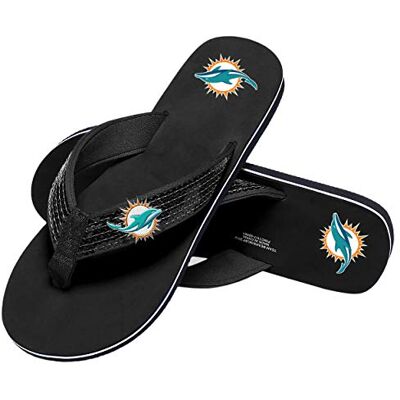 FFWMNFSQNMDL FOCO Klapki z cekinami, damskie klapki z cekinami Houston Texans damskie małe Miami Delfiny Large FFWMNFSQNMDL FOCO Klapki z cekinami, damskie klapki z cekinami Houston Texans damskie małe Miami Delfiny Large