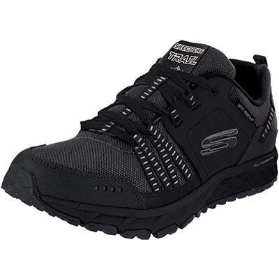 51591 Skechers ESCAPE PLAN Sneakers Mężczyźni ,Black (Black Leather/Mesh/Trim Bbk) ,46 EU 51591 Skechers ESCAPE PLAN Sneakers Mężczyźni ,Black (Black Leather/Mesh/Trim Bbk) ,46 EU