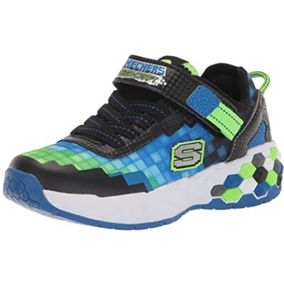 402204L Skechers Mega-Craft 2.0 Sneakersy dziecięce uniseks, Czarno-niebieskie tekstylne syntetyczne wykończenie limonkowe, 35.5 EU 402204L Skechers Mega-Craft 2.0 Sneakersy dziecięce uniseks, Czarno-niebieskie tekstylne syntetyczne wykończenie limonkowe, 35.5 EU