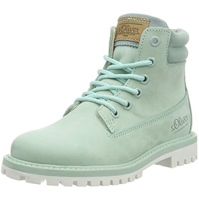5-5-45109-37_MINT 707 s.Oliver dziewczęce buty 45109 Combat Boots, zielony Grün Mint 707-38 EU 5-5-45109-37_MINT 707 s.Oliver dziewczęce buty 45109 Combat Boots, zielony Grün Mint 707-38 EU