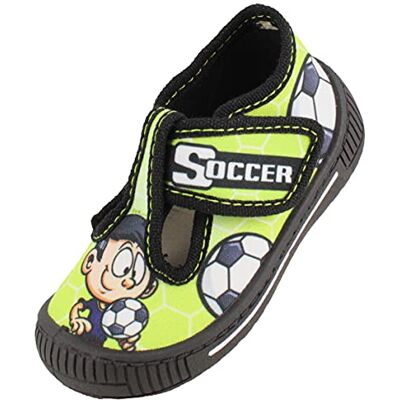 3038 Beck Chłopięce 3039 Soccer zielone kapcie, zielony zielony 25 EU 3038 Beck Chłopięce 3039 Soccer zielone kapcie, zielony zielony 25 EU
