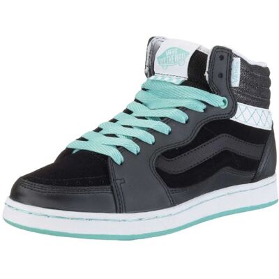 Vans Forty-Four Hi VINH0J7, damskie sneakersy, Czarny Denim Black Green, 38.5 EU Vans Forty-Four Hi VINH0J7, damskie sneakersy, Czarny Denim Black Green, 38.5 EU