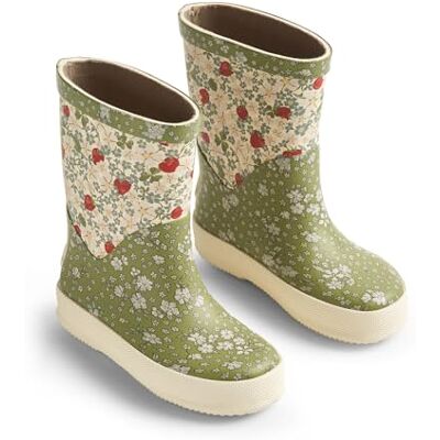 WF456j-05 Wheat Kalosze Juno – unisex – naturalna guma, 4150 Green Flowers, 24 EU WF456j-05 Wheat Kalosze Juno – unisex – naturalna guma, 4150 Green Flowers, 24 EU