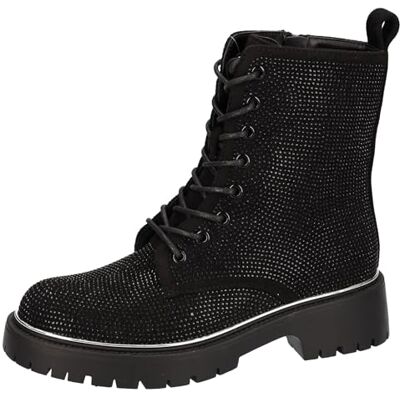 8242-502-921 2Go Fashion 8242-502 kozaki damskie, czarny srebrny, 36 EU 8242-502-921 2Go Fashion 8242-502 kozaki damskie, czarny srebrny, 36 EU