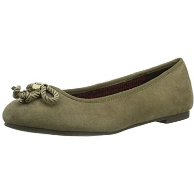 FW56817741 Tommy Hilfiger Amy 8B baleriny damskie zamknięte, brązowy Braun Timberwolf 248-41 EU FW56817741 Tommy Hilfiger Amy 8B baleriny damskie zamknięte, brązowy Braun Timberwolf 248-41 EU