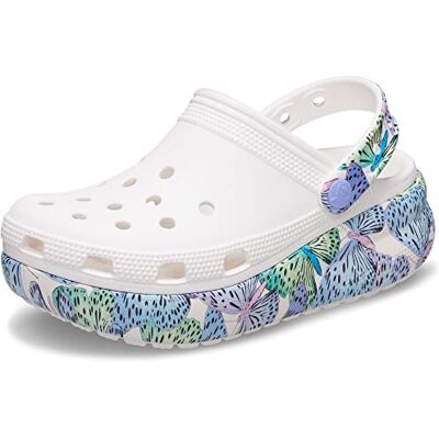 207521-100-M9W11 Crocs Chodaki unisex Classic Crush białe M9W11, biały, 41 EU 207521-100-M9W11 Crocs Chodaki unisex Classic Crush białe M9W11, biały, 41 EU