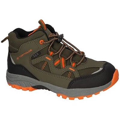 4270110006 Tom Tailor Kids Chłopięce buty trekkingowe, khaki pomarańczowy, 39 eu 4270110006 Tom Tailor Kids Chłopięce buty trekkingowe, khaki pomarańczowy, 39 eu