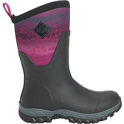 AS2M-004-BLK-110 Muck Boots Kalosze Damskie Buty Przeciwdeszczowe Arctic Sport Mid, Czarny Magenta, 43.5 EU AS2M-004-BLK-110 Muck Boots Kalosze Damskie Buty Przeciwdeszczowe Arctic Sport Mid, Czarny Magenta, 43.5 EU