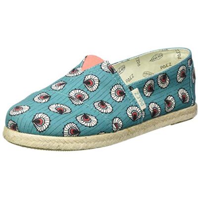 2030201S8211-407035 Paez Dziewczęce espadryle Classic Print, Turkusowy wosk, turkusowy 022, 35 EU 2030201S8211-407035 Paez Dziewczęce espadryle Classic Print, Turkusowy wosk, turkusowy 022, 35 EU