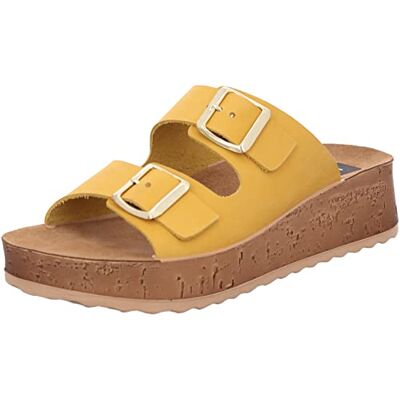 6212 Rohde Damskie klapki klamra platforma chodaki Cortona , żółty, 40 EU 6212 Rohde Damskie klapki klamra platforma chodaki Cortona , żółty, 40 EU