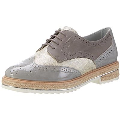 8-8-23710-28_LT. GREY 204 Be Natural Półbuty damskie 23710 Brogue, szary szary Lt Grey 204-39 EU Weit 8-8-23710-28_LT. GREY 204 Be Natural Półbuty damskie 23710 Brogue, szary szary Lt Grey 204-39 EU Weit