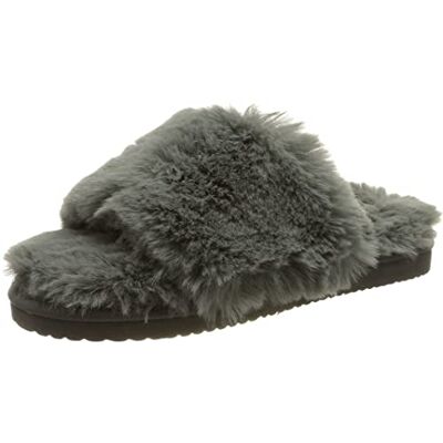 30692 flip*flop Slidefur 2 kapcie damskie, ciemnoszary, 36 EU 30692 flip*flop Slidefur 2 kapcie damskie, ciemnoszary, 36 EU