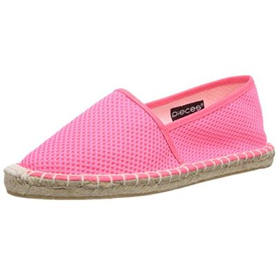 17064245_Neon Fuchsia PIECES HAISHA ESPADRILLOS MESH NEON FUSCHIA, damskie espadryle, różowy Różowy neon fuksja 41 EU 17064245_Neon Fuchsia PIECES HAISHA ESPADRILLOS MESH NEON FUSCHIA, damskie espadryle, różowy Różowy neon fuksja 41 EU