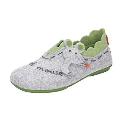 340183_grau Manitu Damskie domowe płaskie kapcie, szary szary 41 EU 340183_grau Manitu Damskie domowe płaskie kapcie, szary szary 41 EU