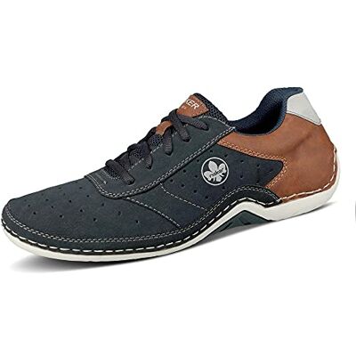 07506-14 Rieker Męskie buty typu sneaker Low-Top 07506, męskie półbuty, luźna wkładka, Niebieski kombi 14, 46 EU 07506-14 Rieker Męskie buty typu sneaker Low-Top 07506, męskie półbuty, luźna wkładka, Niebieski kombi 14, 46 EU