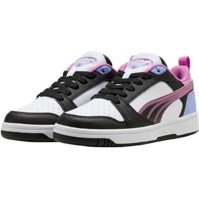 405057 PUMA Rebound V6 LO Jelly Heaven JR Sneaker, biało-czarno-intensywne lawendowe, 3 UK, Puma Biały PUMA Czarna Intensywna Lawenda, 35.5 EU 405057 PUMA Rebound V6 LO Jelly Heaven JR Sneaker, biało-czarno-intensywne lawendowe, 3 UK, Puma Biały PUMA Czarna Intensywna Lawenda, 35.5 EU