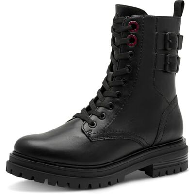 5-25258-45 s.Oliver Damskie sztyblety Lace Boot Flat , czarny, 37 EU 5-25258-45 s.Oliver Damskie sztyblety Lace Boot Flat , czarny, 37 EU