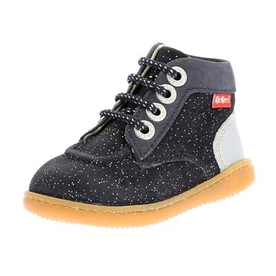 961611-10-103 KICKERS KICKICONIC, 19 EU Unisex Krótkie Buty do Kostek, Srebrny Granatowy, 19 EU 961611-10-103 KICKERS KICKICONIC, 19 EU Unisex Krótkie Buty do Kostek, Srebrny Granatowy, 19 EU