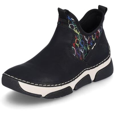 45957-00 Rieker Damskie półbuty wsuwane typu sneaker 45957, damskie półbuty, Czarny 00, 38 EU 45957-00 Rieker Damskie półbuty wsuwane typu sneaker 45957, damskie półbuty, Czarny 00, 38 EU