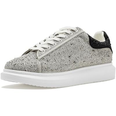 ICEB04M1 Steve Madden Męskie sneakersy Icebox, Srebrny wiele, 43 EU ICEB04M1 Steve Madden Męskie sneakersy Icebox, Srebrny wiele, 43 EU