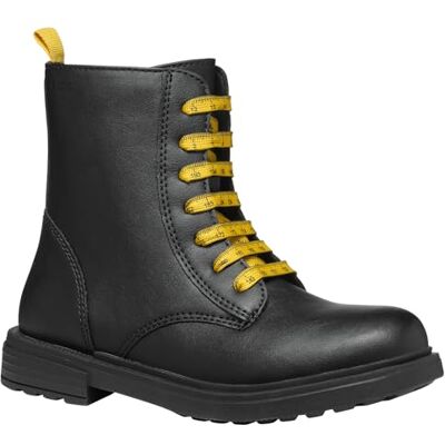 J049QD0003W Geox J Eclair Girl D Botki, czarne/żółte, 0 UK, Czarny Żółty, 0 UK J049QD0003W Geox J Eclair Girl D Botki, czarne/żółte, 0 UK, Czarny Żółty, 0 UK