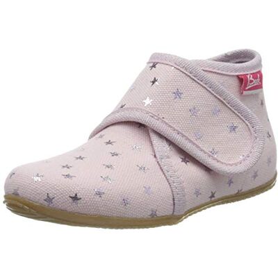 3022 Beck Dziewczęce Little Stars wysokie kapcie, różowy Pink Rosa 03-25 EU 3022 Beck Dziewczęce Little Stars wysokie kapcie, różowy Pink Rosa 03-25 EU