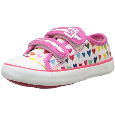 Agatha Ruiz De La Prada Dziewczęca 162947 Low-Top, biały Weiß Blanco Estampado Corazones 28 EU Agatha Ruiz De La Prada Dziewczęca 162947 Low-Top, biały Weiß Blanco Estampado Corazones 28 EU
