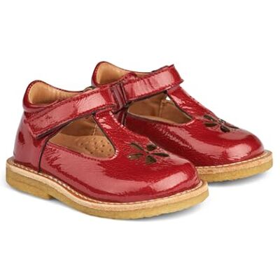 WF323i Wheat Asta Mary Jane dziecięce buty dziecięce, uniseks, rozmiar dla dziewczynek, 100% skóra patentowa, oddychające buty do nauki chodzenia, 2072 Red, 25 EU WF323i Wheat Asta Mary Jane dziecięce buty dziecięce, uniseks, rozmiar dla dziewczynek, 100% skóra patentowa, oddychające buty do nauki chodzenia, 2072 Red, 25 EU