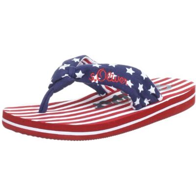 5-5-47100-30 s.Oliver Unisex dziecięce klapki japonki, czerwony Czerwony Red Comb 597-33 EU 5-5-47100-30 s.Oliver Unisex dziecięce klapki japonki, czerwony Czerwony Red Comb 597-33 EU