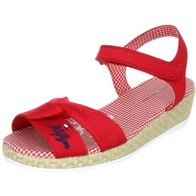 FG56813677 Tommy Hilfiger KIMMY 4A , sandały dziewczęce, czerwony Czerwony Red 600-39 eu FG56813677 Tommy Hilfiger KIMMY 4A , sandały dziewczęce, czerwony Czerwony Red 600-39 eu