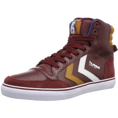 63666_3661-47 Hummel Stadil HIGH kapcie dla dorosłych, uniseks, czerwony Rot Cabernet 3661-47 EU 63666_3661-47 Hummel Stadil HIGH kapcie dla dorosłych, uniseks, czerwony Rot Cabernet 3661-47 EU