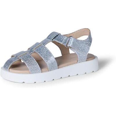 AEGL72704_Silver Glitter Amazon Essentials Dziewczęce Aegl72704Zamknięte Toe Sandały Rybaka, Srebrny brokat, 4 US Big Kid AEGL72704_Silver Glitter Amazon Essentials Dziewczęce Aegl72704Zamknięte Toe Sandały Rybaka, Srebrny brokat, 4 US Big Kid