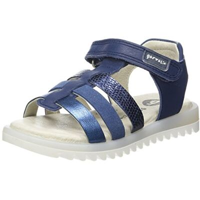 172412_A Garvalin Dziewczęce Herm Peep-Toe, niebieski niebieski morski 31 EU 172412_A Garvalin Dziewczęce Herm Peep-Toe, niebieski niebieski morski 31 EU