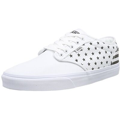 V15GGQ3_(Flag) white/gray Vans M Atwood Flag, męskie trampki niskie, Wielobarwne Flag White Gray, 40.5 EU V15GGQ3_(Flag) white/gray Vans M Atwood Flag, męskie trampki niskie, Wielobarwne Flag White Gray, 40.5 EU