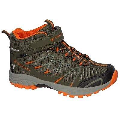 4270110002 Tom Tailor Kids Chłopięce buty trekkingowe, khaki pomarańczowy, 30 EU 4270110002 Tom Tailor Kids Chłopięce buty trekkingowe, khaki pomarańczowy, 30 EU