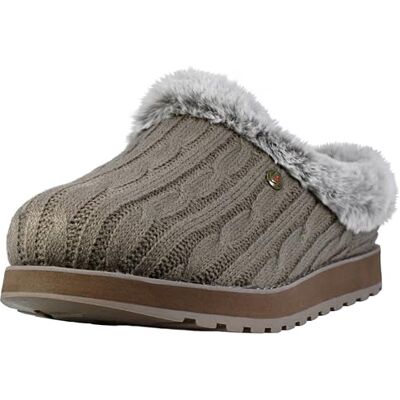 114762 Skechers Damskie kapcie Keepsakes Lite Cozy Blend, brązowy (taupe), 40 EU 114762 Skechers Damskie kapcie Keepsakes Lite Cozy Blend, brązowy (taupe), 40 EU
