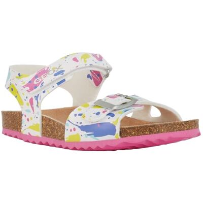 J028MC000HH Geox Dziewczęce J Adriel Girl C sandały, C0563 White Fuksja, 36 EU J028MC000HH Geox Dziewczęce J Adriel Girl C sandały, C0563 White Fuksja, 36 EU