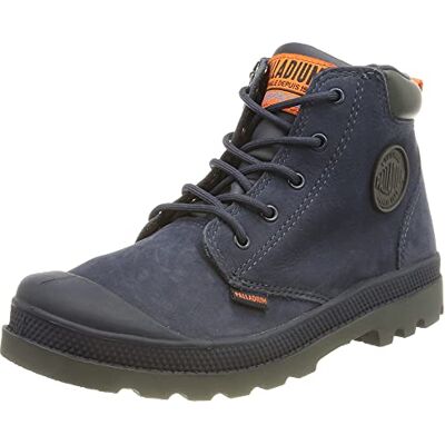 77122 Palladium Unisex dziecięce Pampa Hi Cuff Wp Oz Sneaker, Nastrój Indigo 30 EU 77122 Palladium Unisex dziecięce Pampa Hi Cuff Wp Oz Sneaker, Nastrój Indigo 30 EU