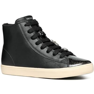 J464NJ0BCKC Geox J Gisli Girl J, Trampki Dziewczyny, czarny, 35 EU J464NJ0BCKC Geox J Gisli Girl J, Trampki Dziewczyny, czarny, 35 EU