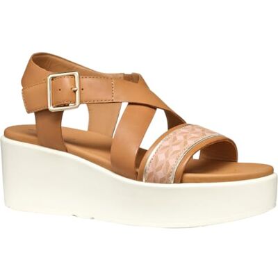 D55M1A04304 Geox Sandały damskie D Xand 2.2s a Wedge, Camel Nude, 35 EU D55M1A04304 Geox Sandały damskie D Xand 2.2s a Wedge, Camel Nude, 35 EU