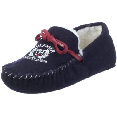 FU8FS01046 Tommy Hilfiger LEX 1, kapcie dziecięce, niebieski niebieski Midnight 35/36 EU FU8FS01046 Tommy Hilfiger LEX 1, kapcie dziecięce, niebieski niebieski Midnight 35/36 EU