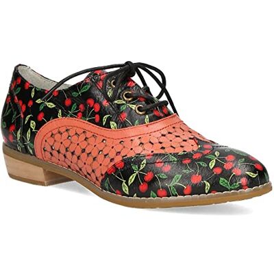 CLAUDIE 10_NOIR Laura Vita Claudie 10 Oxford damskie, czarny Noir, 41 EU CLAUDIE 10_NOIR Laura Vita Claudie 10 Oxford damskie, czarny Noir, 41 EU
