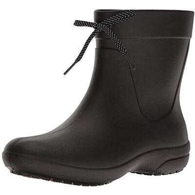 203851-001-001-4 M US Crocs Freesail Shorty Rain Boots kalosze damskie, czarny, 33/34 EU 203851-001-001-4 M US Crocs Freesail Shorty Rain Boots kalosze damskie, czarny, 33/34 EU