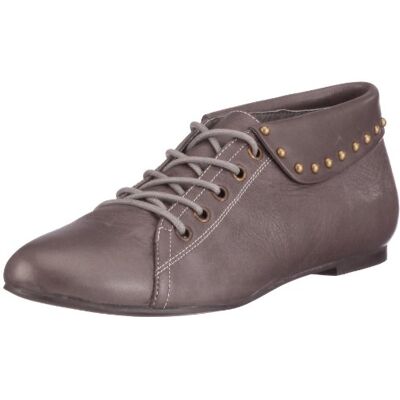 111880 Buffalo London Półbuty damskie 210-182-2 DERBY LEATHER BLACK 01, szary Szary Grey 01-38 EU 111880 Buffalo London Półbuty damskie 210-182-2 DERBY LEATHER BLACK 01, szary Szary Grey 01-38 EU