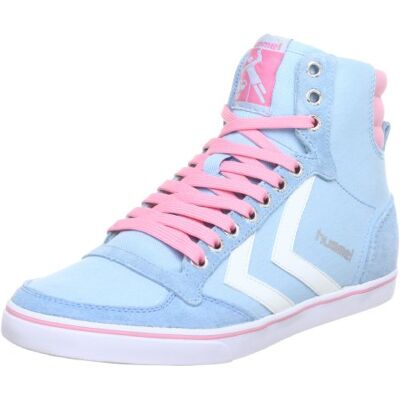63111_8506_41 hummel Slimmer Stadil HIGH 63-111-8506 trampki dla dorosłych, uniseks, Sky Blue Peony, 41 EU 63111_8506_41 hummel Slimmer Stadil HIGH 63-111-8506 trampki dla dorosłych, uniseks, Sky Blue Peony, 41 EU