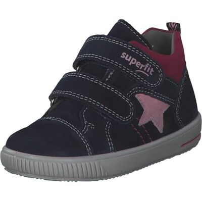 1000352 Superfit Dziewczęce buty do nauki chodzenia, niebieski, różowy, czerwony 8020., 19 EU 1000352 Superfit Dziewczęce buty do nauki chodzenia, niebieski, różowy, czerwony 8020., 19 EU