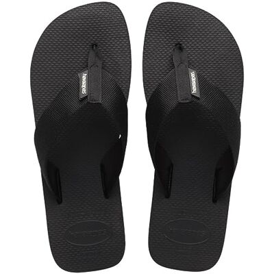 4000039 Havaianas Męskie klapki Urban Basic, Czarny, 12/13 UK 4000039 Havaianas Męskie klapki Urban Basic, Czarny, 12/13 UK