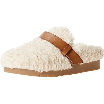 AEF00052FW23 Amazon Essentials Women's Backless Shearling Memory Foam Mule, Ivory Tan Shearling, 8 AEF00052FW23 Amazon Essentials Women's Backless Shearling Memory Foam Mule, Ivory Tan Shearling, 8
